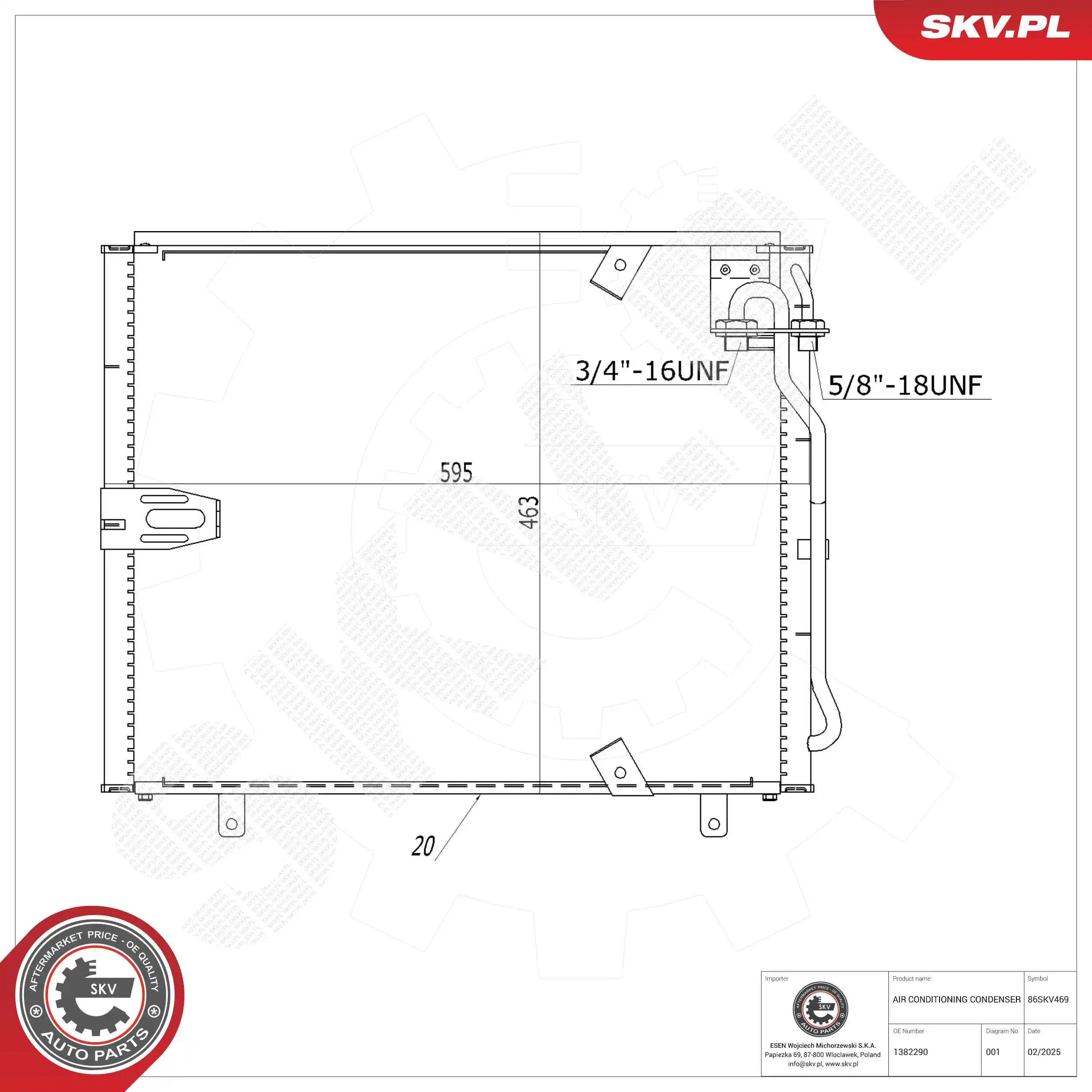 Condenser, air conditioning
